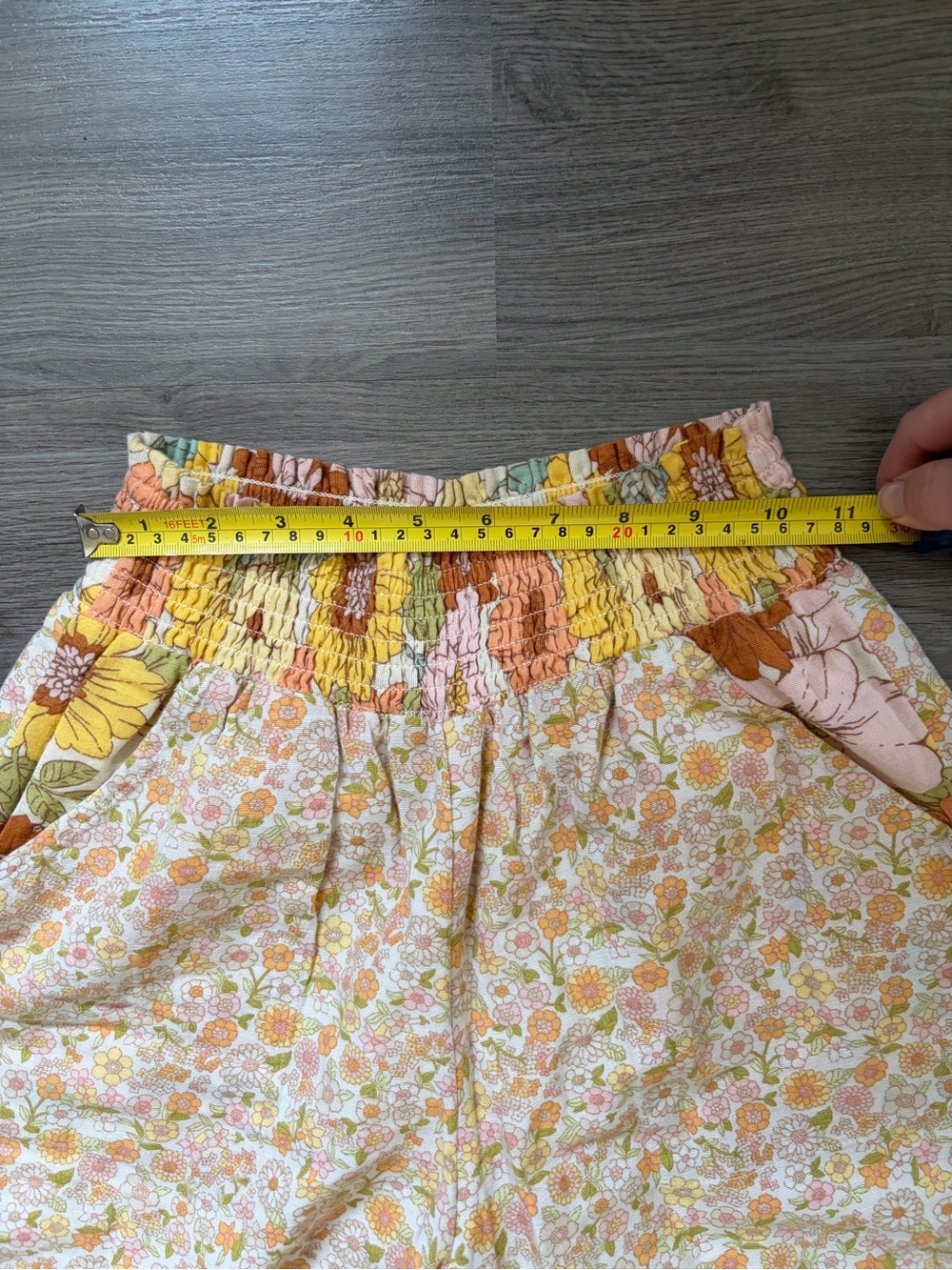Cotton Wide Leg Boho Floral Pants - Picture 7 of 8